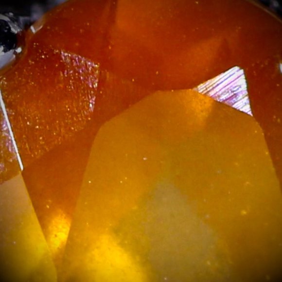 Hessonite 1.12ct Platinum Finish Solid Silver Ring - Picture 5 of 7